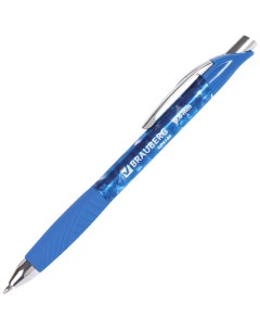 Ручка гелевая Jet Gel 142690 синяя 0 6 мм 1 шт Brauberg