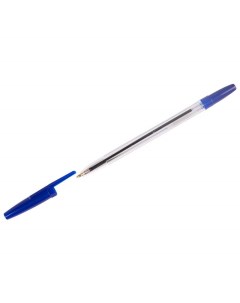 Ручка шариковая Оптима 063076 синяя 1 мм 50 штук Стамм