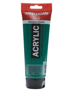 Акриловая краска Amsterdam 619 зеленый насыщенный устойчивый 120 мл Royal talens