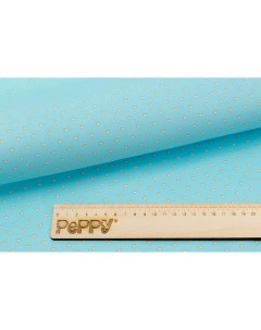 Ткань хлопок Бабушкин сундучок 50х55 см сердечки голубой Peppy