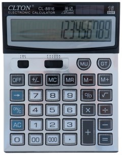 Калькулятор настольный 16 разрядный CL 8816 двойное питание Nobrand