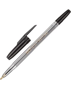 Ручка шариковая Corvet черная толщина линии 0 7 мм 447474 Attache