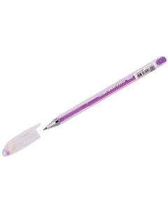 Ручка гелевая Hi Jell Pastel 290191 фиолетовая 0 8 мм 12 штук Crown