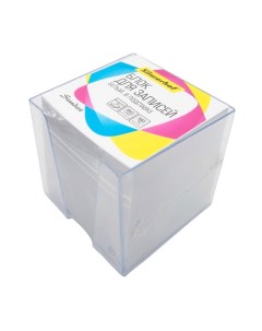 Упаковка блоков для записей Стандарт 701022 90x90x90 белый в подставке Silwerhof