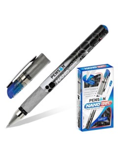 Ручка гелевая Pensan Nano Gel 6020 12BLUE синяя 0 7 мм 1 шт Malungma