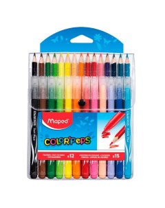 Набор для рисования 1238414 Color peps 12 фломастеров 15 цветных карандашей Maped