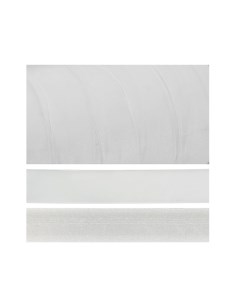 Лента бархатная цвет белый 25 мм x 20 м арт TBY LB2502 Китай