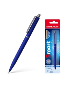 Ручка шариковая Smart 45387 синяя 0 7 мм 1 шт Erich krause