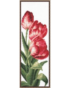 Набор для вышивания 01 008 Тюльпаны 13 35 см Палитра