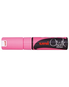 Меловой маркер Uni Chalk PWE 8K 8мм розовый Uni mitsubishi pencil