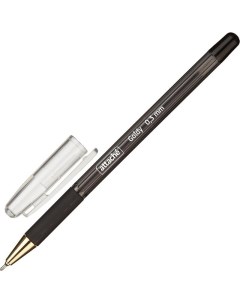 Ручка шариковая Goldy 977960 черная 0 3 мм 1 шт Attache