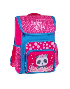 Детский рюкзак Happy School Panda 39х28х18 см 1 отдел 4 кармана Uni_17682 Artspace