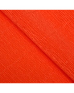 Бумага для поделок и упаковки гофрированная оранжевая 0 5 х 2 5 м Cartotecnica rossi