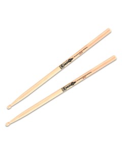 Барабанные палочки Rock Hickory Series орех деревянный наконечник Hun