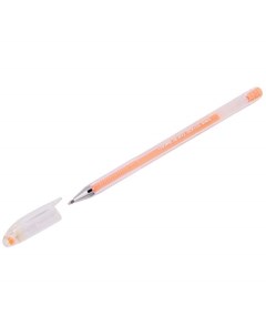 Ручка гелевая Hi Jell Pastel 290190 оранжевая 0 8 мм 12 штук Crown