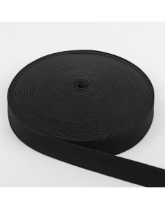 Резинка бельевая 30 мм 25 1 м цвет чёрный Nobrand