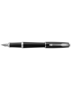 Перьевая ручка Urban Muted Black CT 08мм подар уп Parker