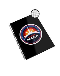 Блокнот NASA Наса Космос Space NP RANS1 A4 2 A4 48 листов в клетку Сувенирshop