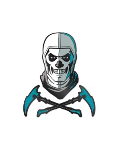 Значок Pin Kings Fortnite 1 3 Skull Trooper набор из 2 шт Numskull