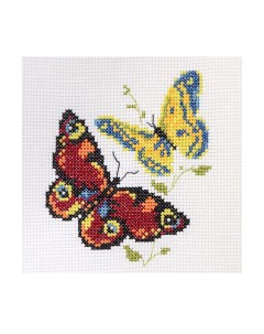 Набор для вышивания Бабочки красавицы 10х11см 0 50 Alisa