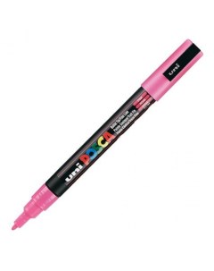 Маркер Uni POSCA PC 3M 0 9 1 3мм овальный розовый pink 13 Uni mitsubishi pencil