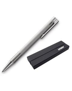 Шариковая ручка 206 logo Матовая сталь M16 4026752 881345 Lamy