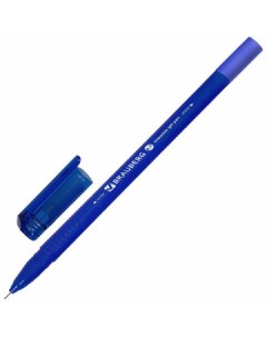 Ручка стираемая гелевая DELTA синяя трехгранная узел 0 7 мм линия 0 35 мм Brauberg