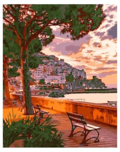 Картина по номерам Итальянское побережье Кпн 217 Лори