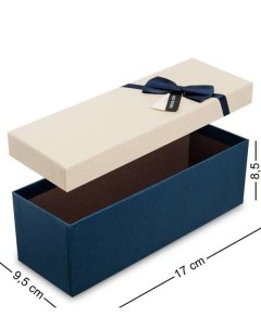 Коробка подарочная Прямоугольник цв син бел WG 13 B 113 301884 Арт-ист