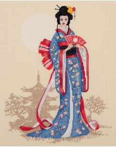 Набор для вышивания Золотая серия NM 7264 Женщины мира Япония Panna