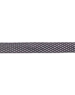 Кружево эластичное сетка уп 20 ярд ш 15 мм черный Дамское счастье