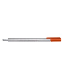 Ручка капиллярная Triplus одноразовая 0 3 мм Калахари оранжевый Staedtler