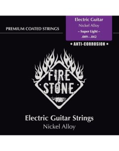 Electric Guitar Nickel Alloy Super Light 9 42 Coated струны для электрогитары Fire stone