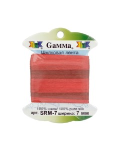Тесьма декоративная Gamma шелковая цвет M104 арт SRM 7