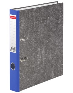 Папка регистратор фактура стандарт мраморн покрытие 50мм синий корешок 220984 Brauberg