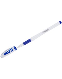 Ручка гелевая OfficeSpace синяя 1мм грип 5 шт Спейс