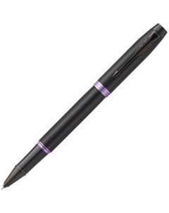 Ручка роллер Parker IM Vibrant Rings T315 CW2172950 Amethyst Purple PVD F черн черн по Iek