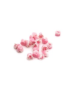 Бусины глиняные 8 мм отверстие 1 мм 20 шт розовый Magic 4 toys
