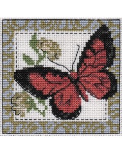 Набор для вышивания Бабочка бордовая 5 057 Klart