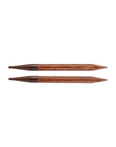 Спицы для вязания съемные стандартные деревянные Ginger 12мм арт 31215 Knit pro