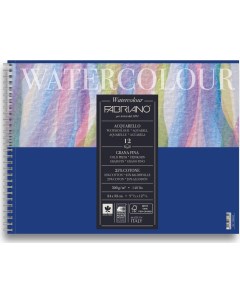 Альбом для акварели Watercolour Studio 24x32 см 12 листов 300 г м2 среднее зерно Fabriano