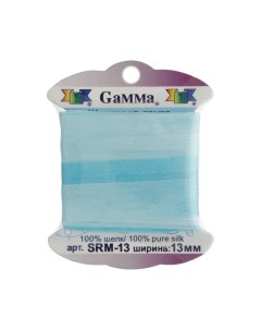 Тесьма декоративная Gamma шелковая цвет M043 арт SRM 13