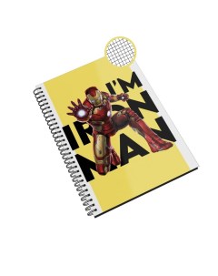 Блокнот Iron man Железный человек NP MVIM9 A4 2 A4 48л в клетку Каждому своё