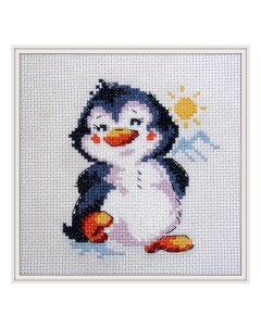 0 32 Набор для вышивания Пингвинёнок 9 11см Alisa
