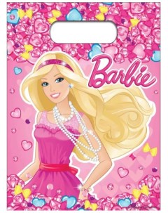 Пакет подарочный бумажный Barbie
