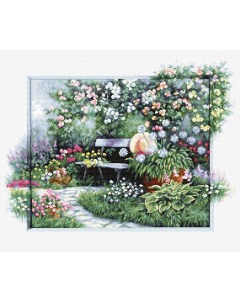 Набор для вышивания Цветущий сад Luca-s