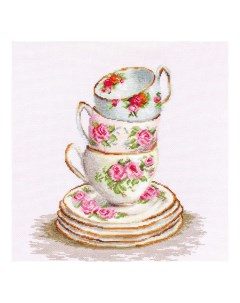 Набор для вышивания Три чайные чашки Luca-s