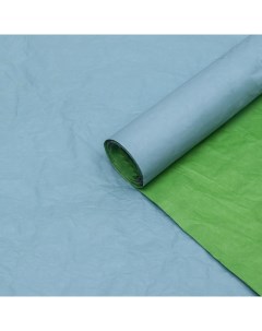 Бумага упаковочная Эколюкс двухцветная морская волна зеленый 0 67 x 5 м Nobrand