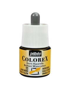 Акварельные чернила Colorex 45 мл желтый индийский 341 022 Pebeo
