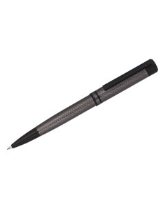 Ручка шариковая Antica синяя 1 0мм корпус графит черный поворотн подарочна Delucci